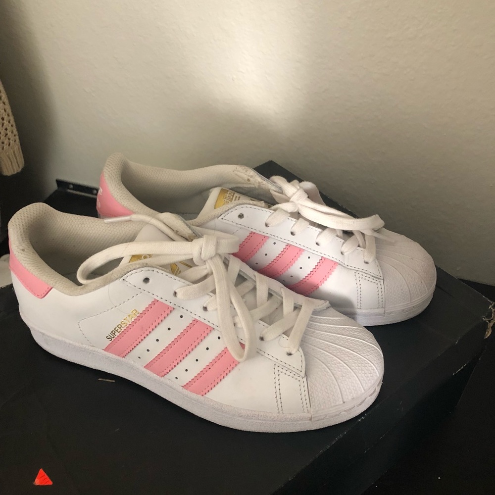 Pink adidas